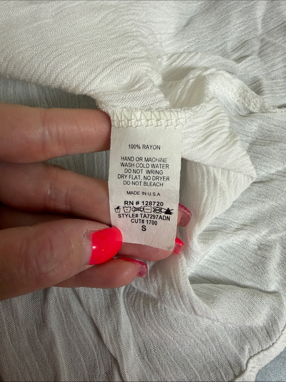 Blue Rain Cream Lace Bodice Summer Tank - Picture 6 of 6